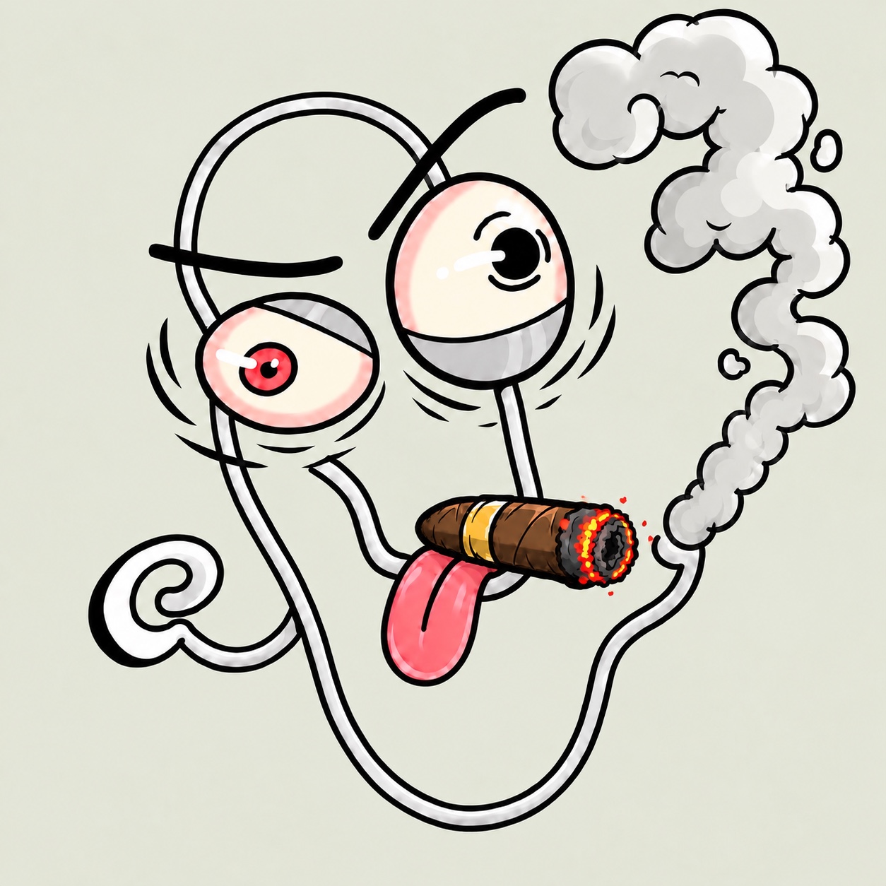 Stiffy cigar cartoon template