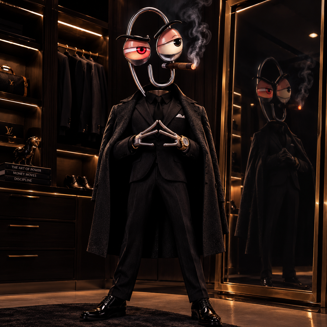 Stiffy in a luxury wardrobe template